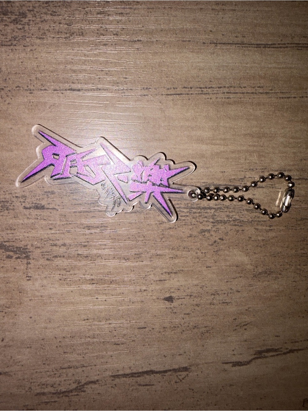 🆕💜 Stray Kids Purple Logo Acrylic Keychain – Never Used - Picture 2 of 7